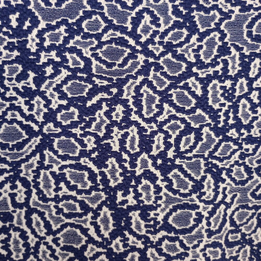 Leota Ava Blooming Royal Jacquard Day Dress - Picture 6 of 8